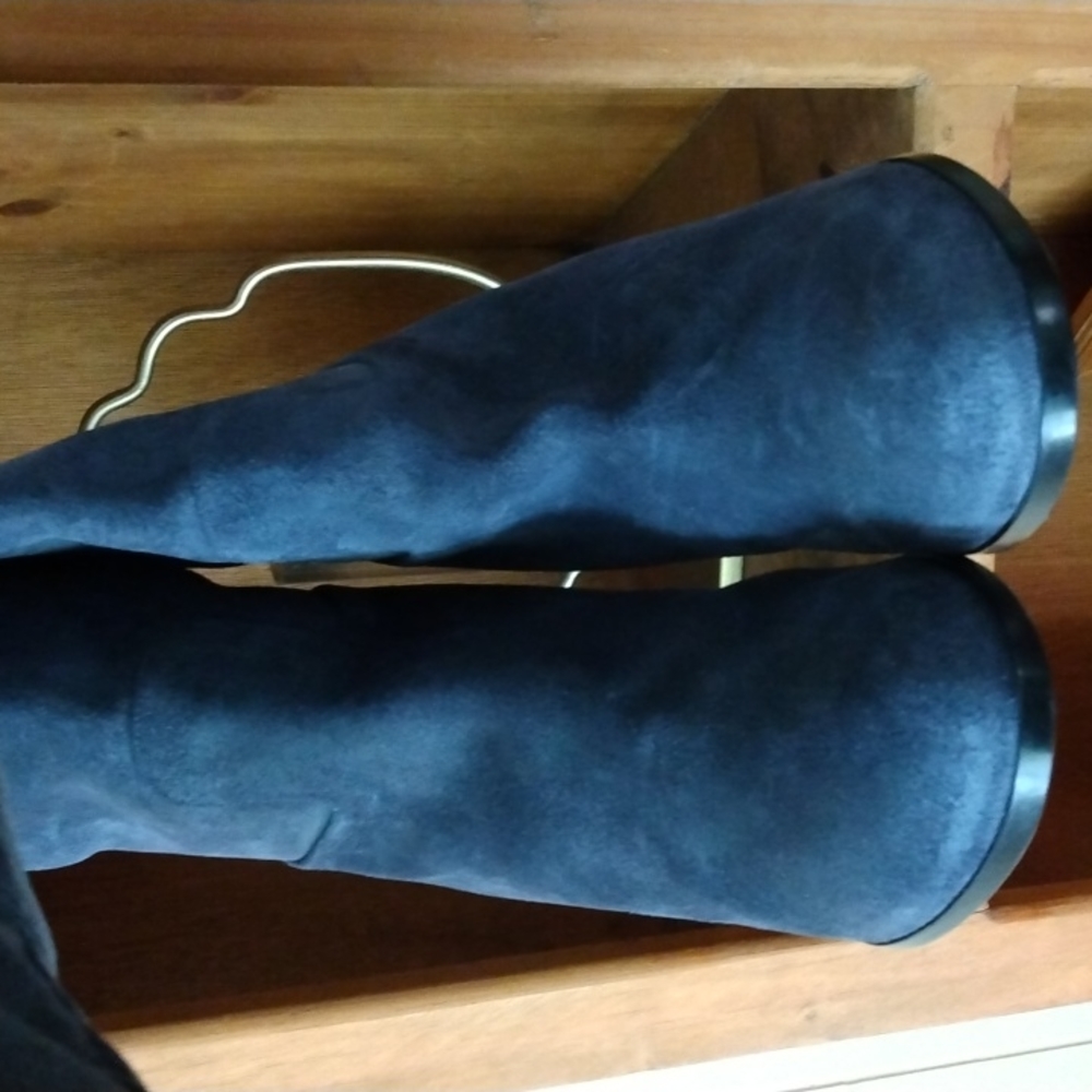 CHRISTIAN LOUBOUTIN SUEDE BOOTS  SZ.40 1/2